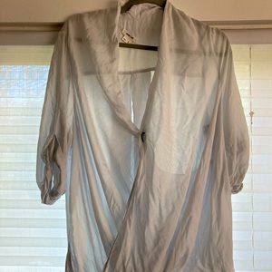 White Helmut Lang blouse